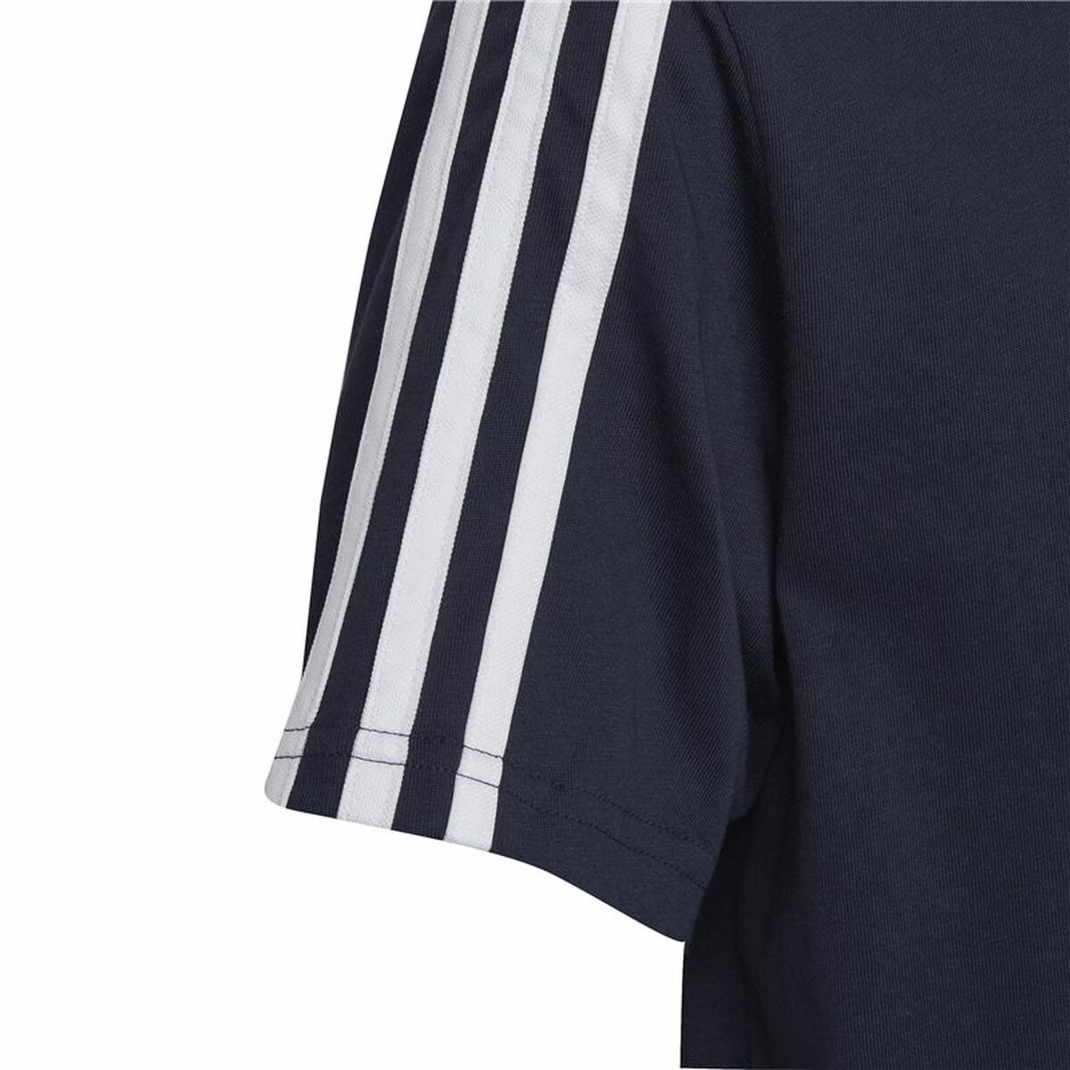 T-shirt med kortärm Adidas 3S Badge of Sport Svart - 4