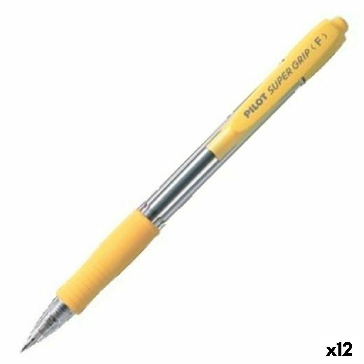 Penna Pilot Supergrip Gul 0,4 mm (12 antal)