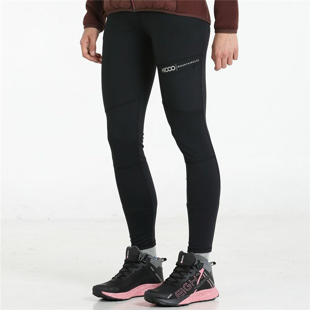 Sport-leggings, Dam +8000 Monteba Svart - 12