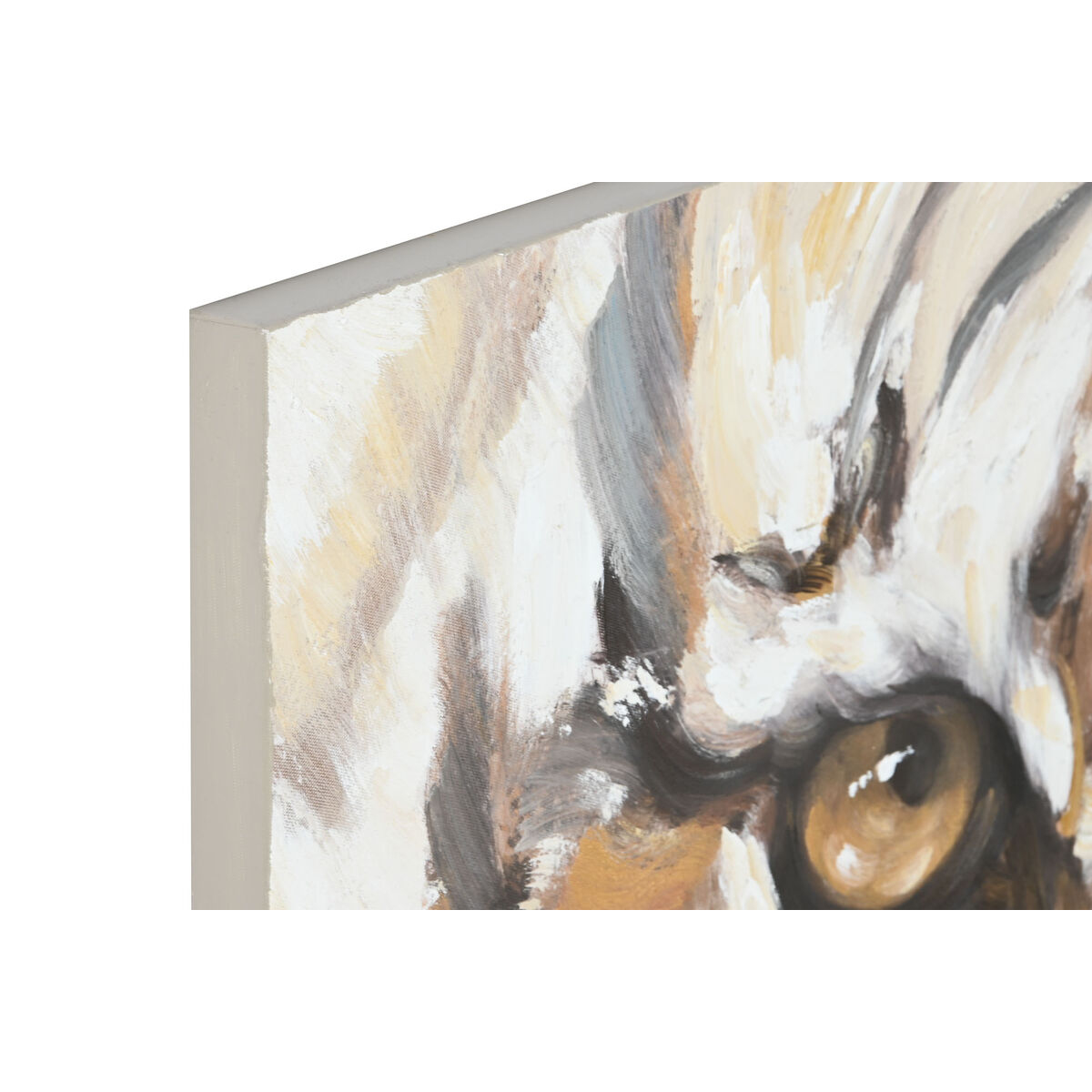 Kanvas Home ESPRIT Furu Kanvas 80 x 3,7 x 100 cm - 5