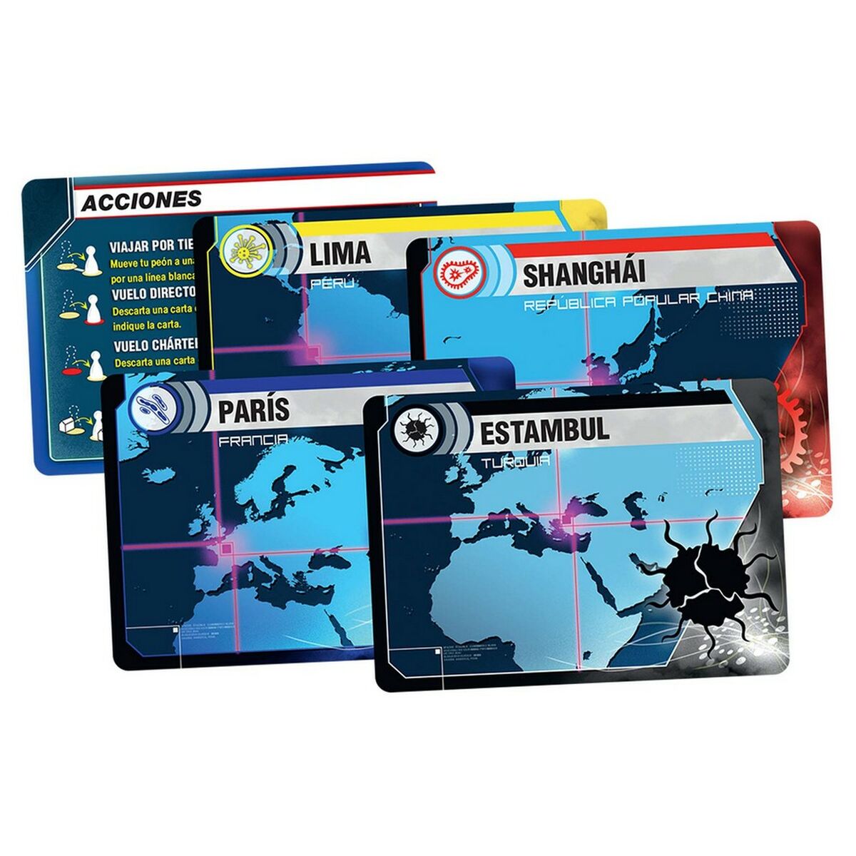 Sällskapsspel Pandemic Asmodee ZM7101ES (ES) - 4