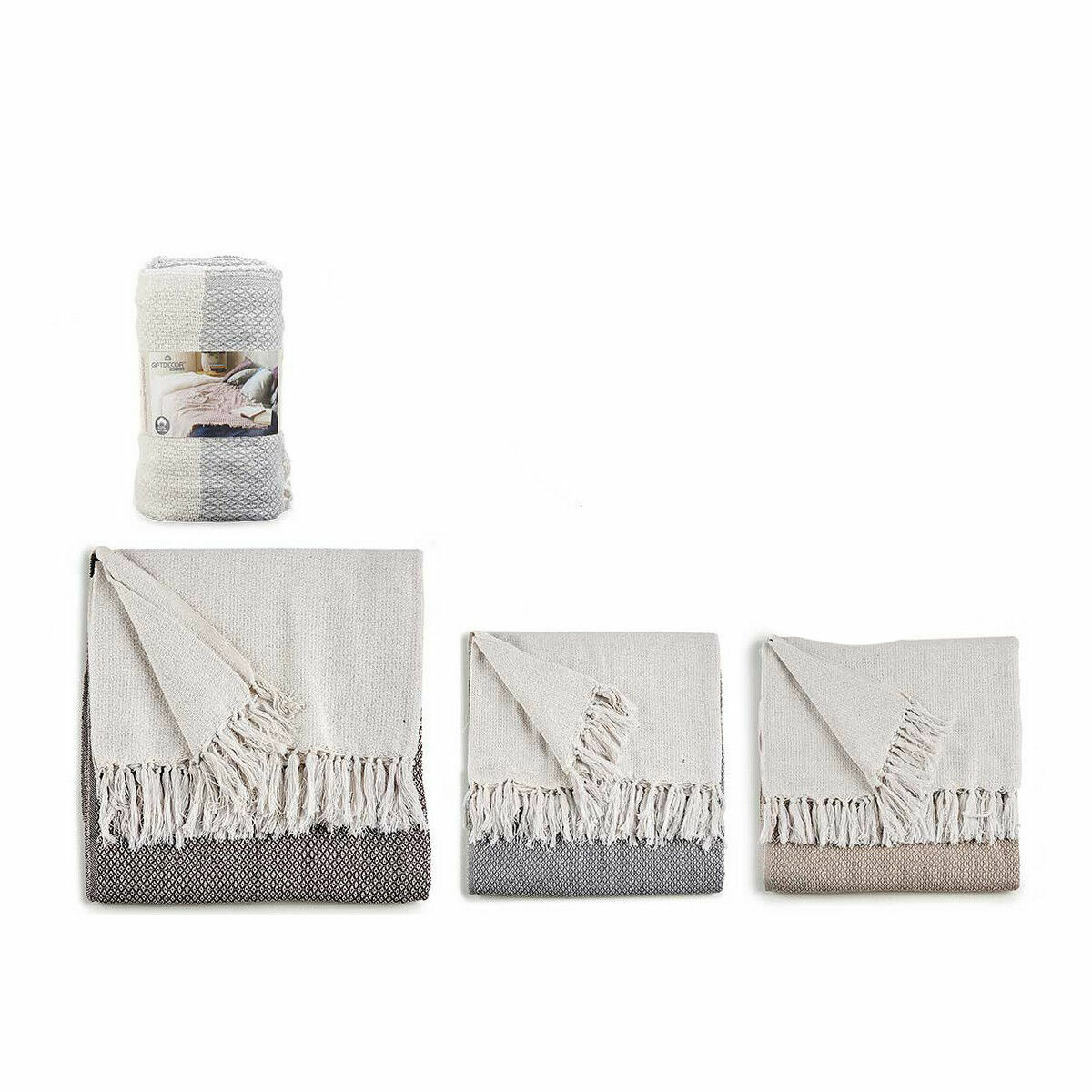 Sofföverdrag Gift Decor Brun Grå Naturell 180 x 240 cm 16 x 32 x 16 cm 16 x 13 x 40 cm 16 x 32 x 13 cm Poäng (9 antal) - 3