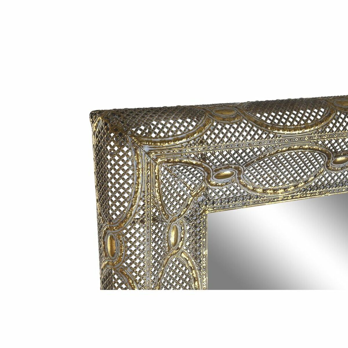 Väggspegel DKD Home Decor Glas Gyllene Metall (45 x 5,5 x 180 cm) - 2