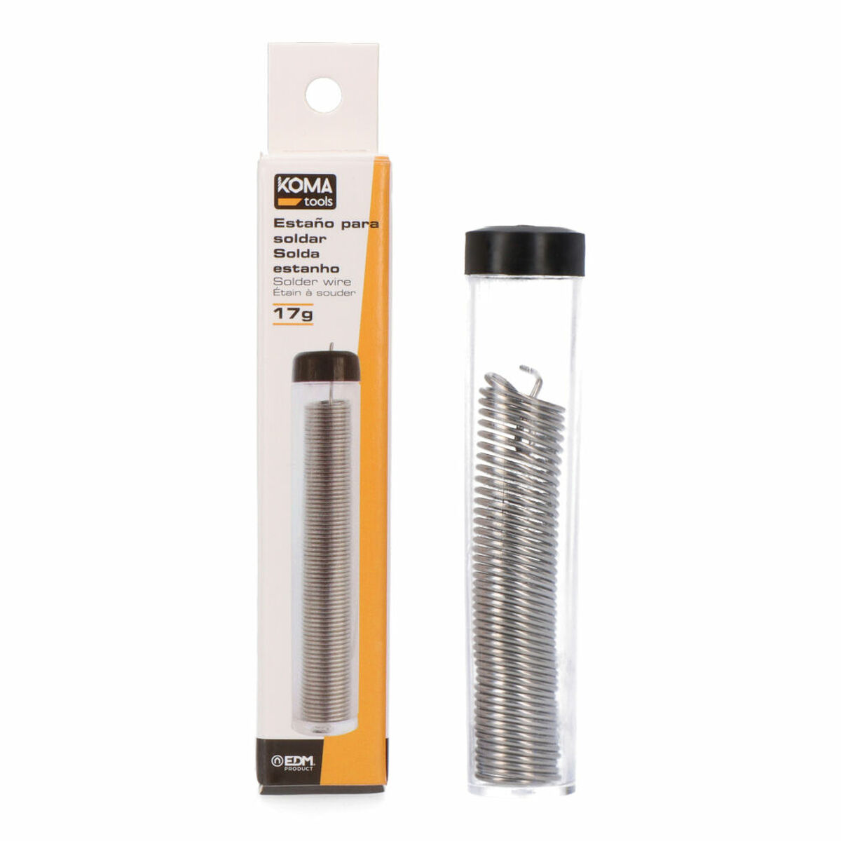 Tin wire for soldering Koma Tools Rör 1 mm 17 g - 2