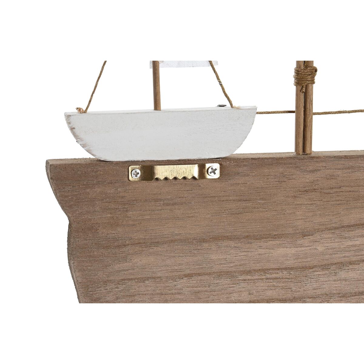 Väggmonterad rockhängare DKD Home Decor Trä MDF (34,5 x 1,5 x 21,5 cm) - 2