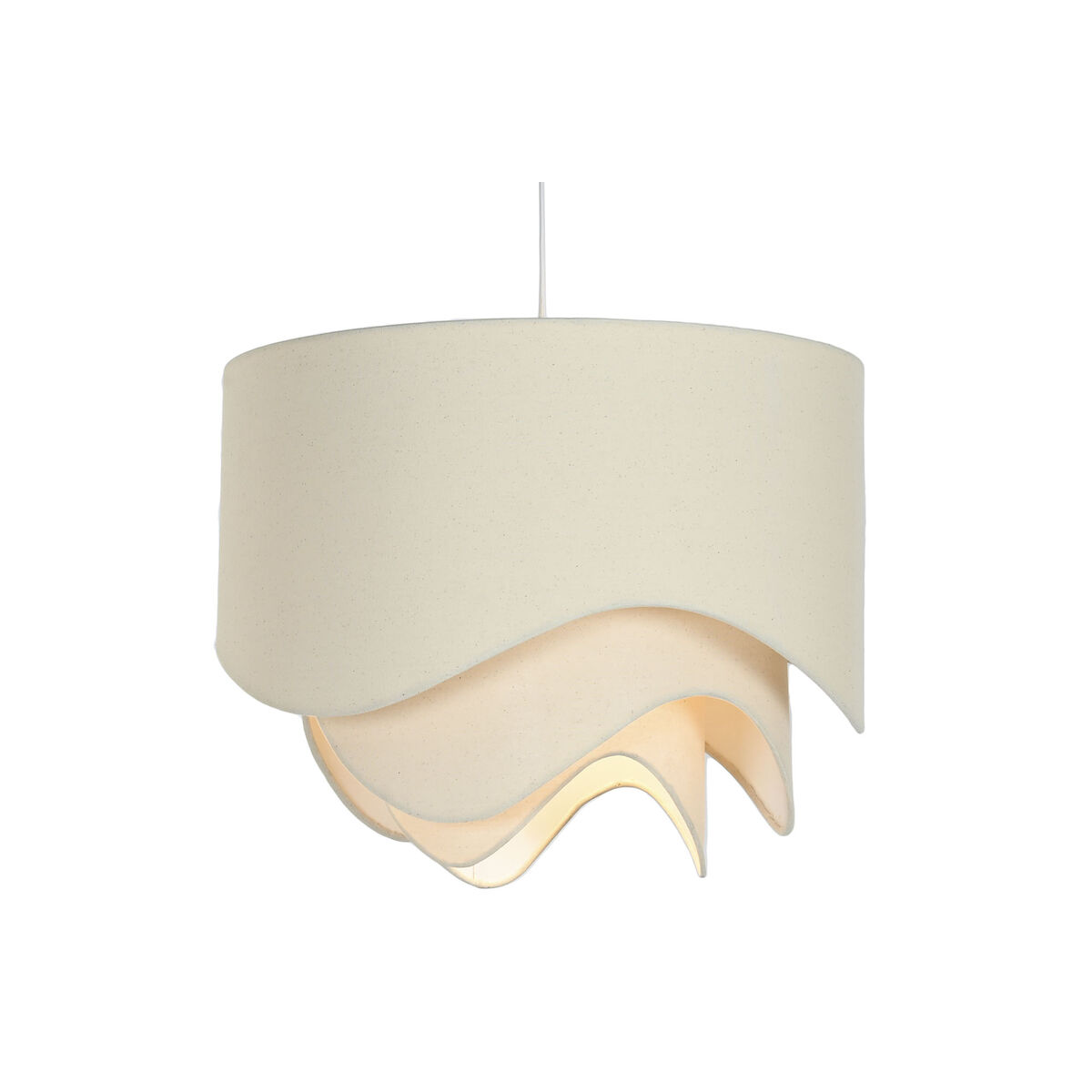 Taklampa Home ESPRIT Beige Metall 50 W 50 x 50 x 38 cm - 2