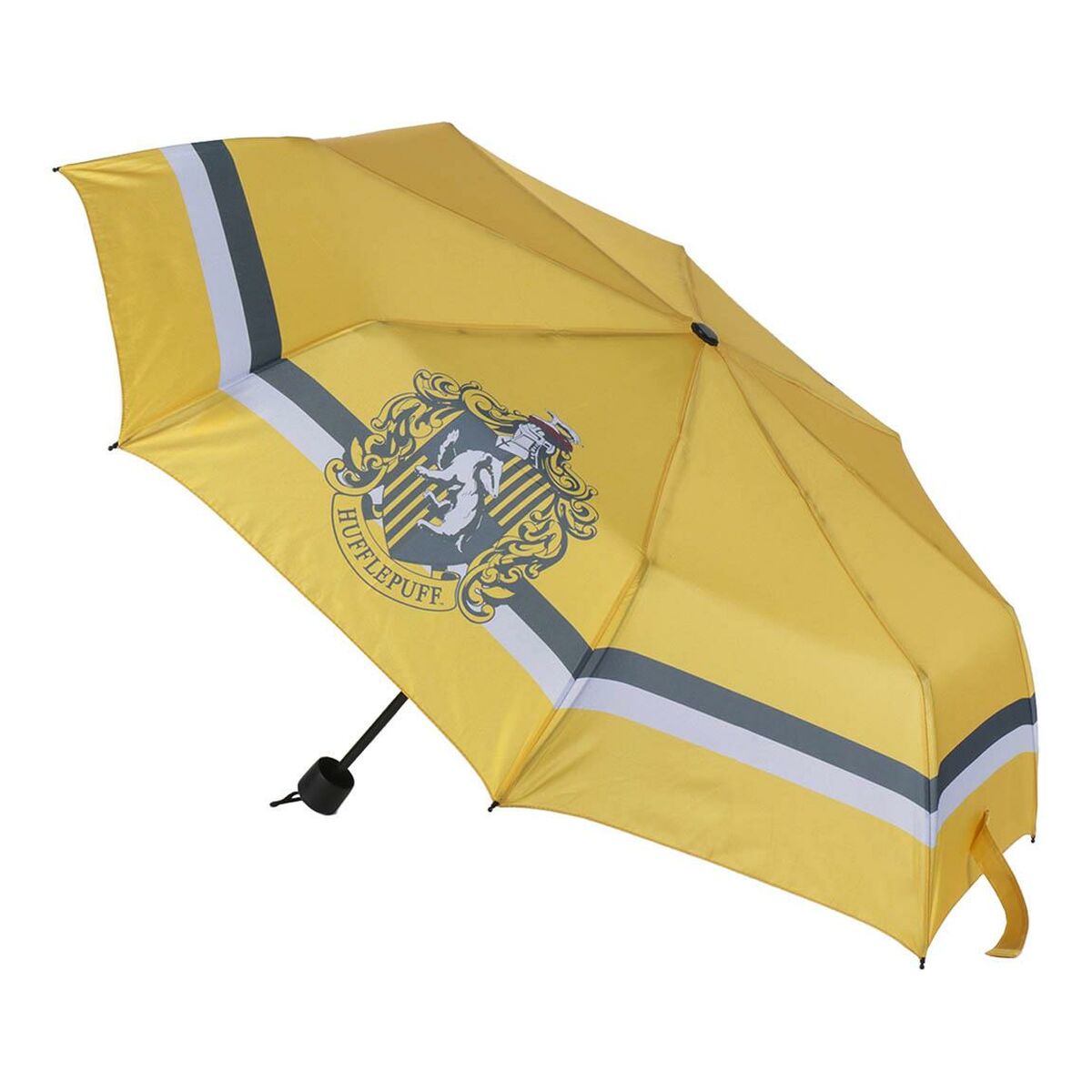 Hopfällbart paraply Harry Potter Hufflepuff Gul 53 cm