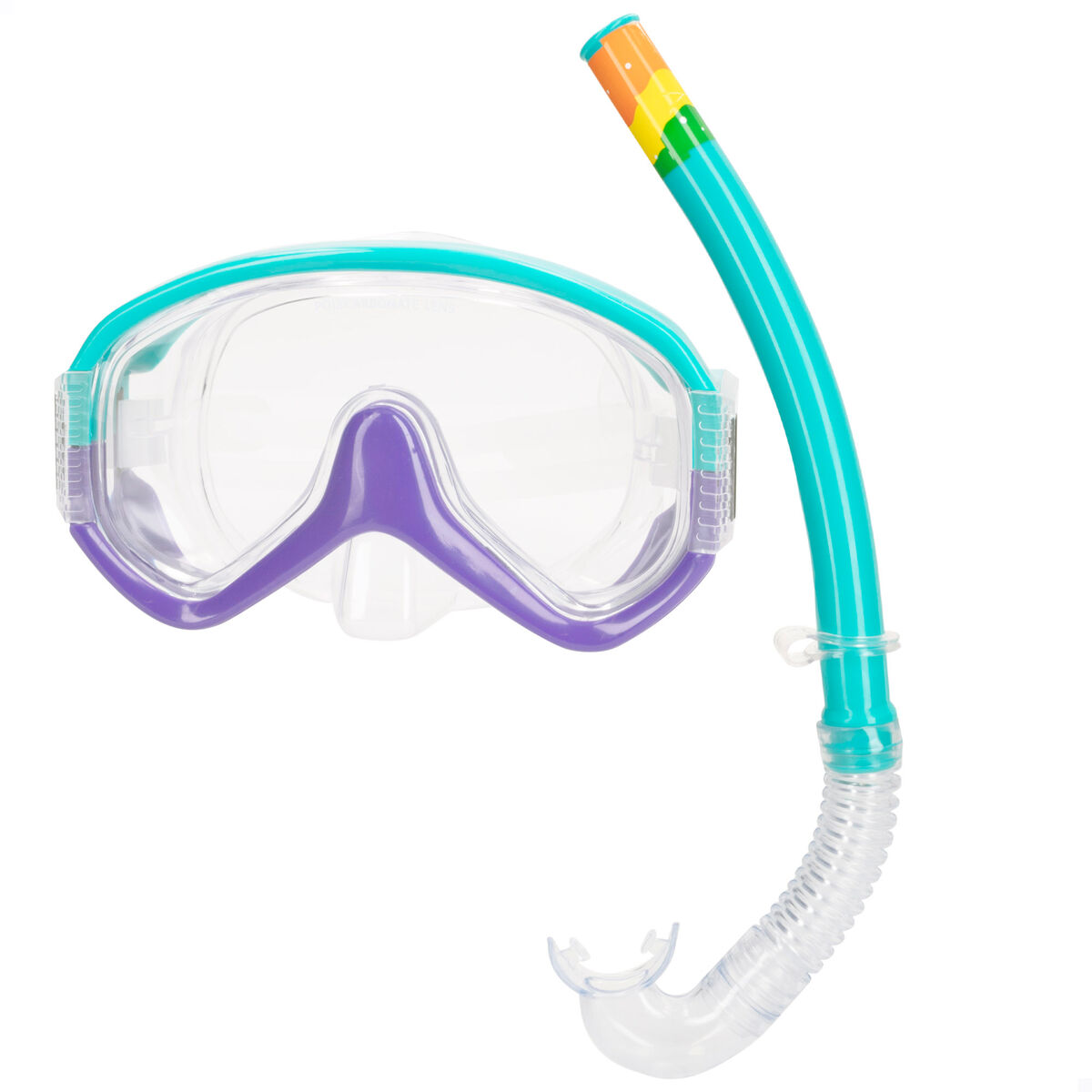 Snorkel och cyklop AquaSport Turkos (6 antal) - 2