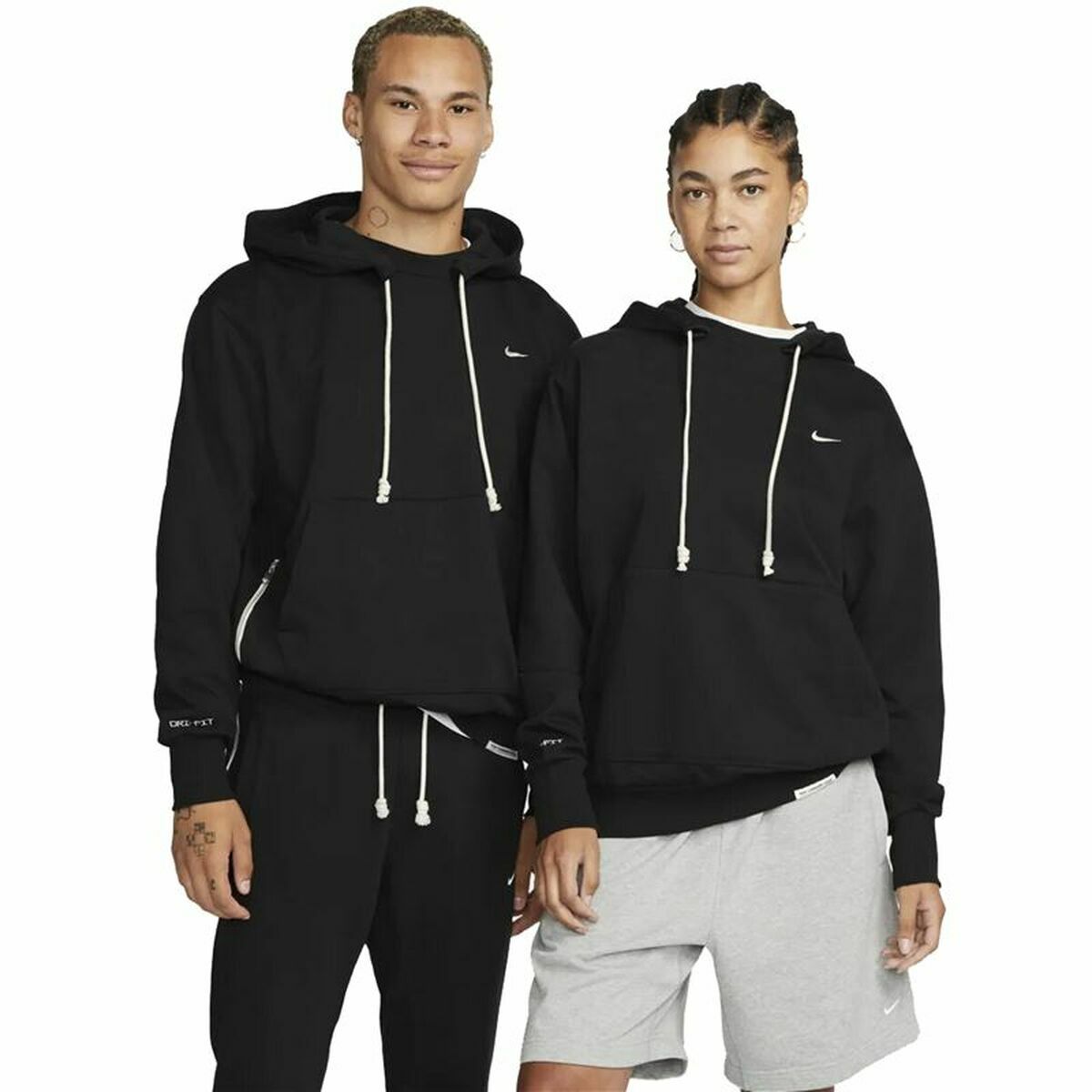 Tröja utan huva Herr Nike Dri-FIT Standard Svart - 9