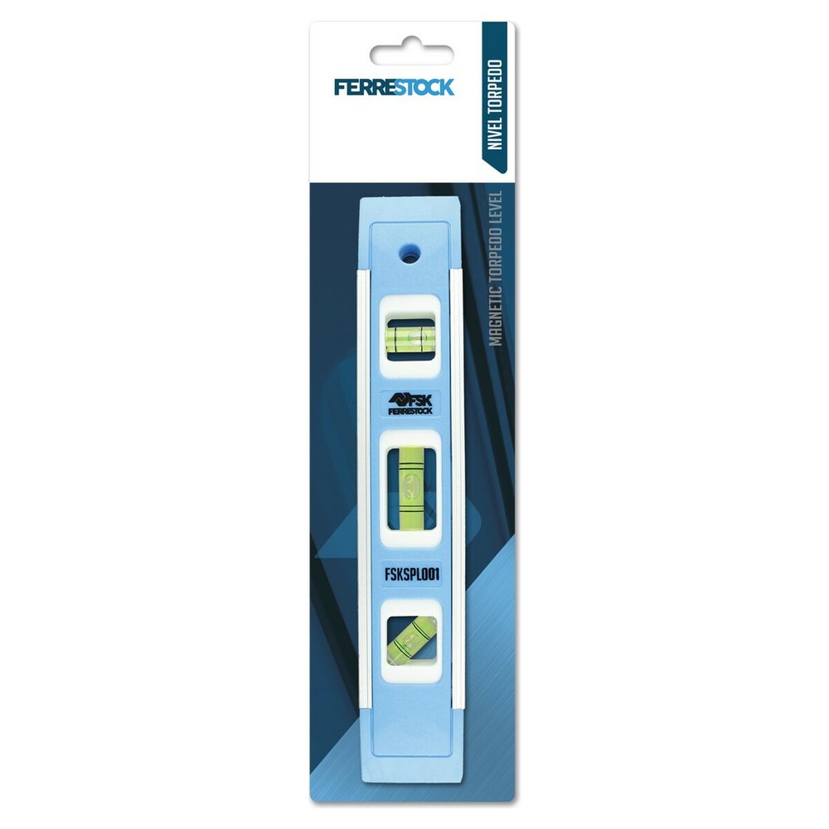 Vattenpass Ferrestock Magnetic Aluminium ABS - 5