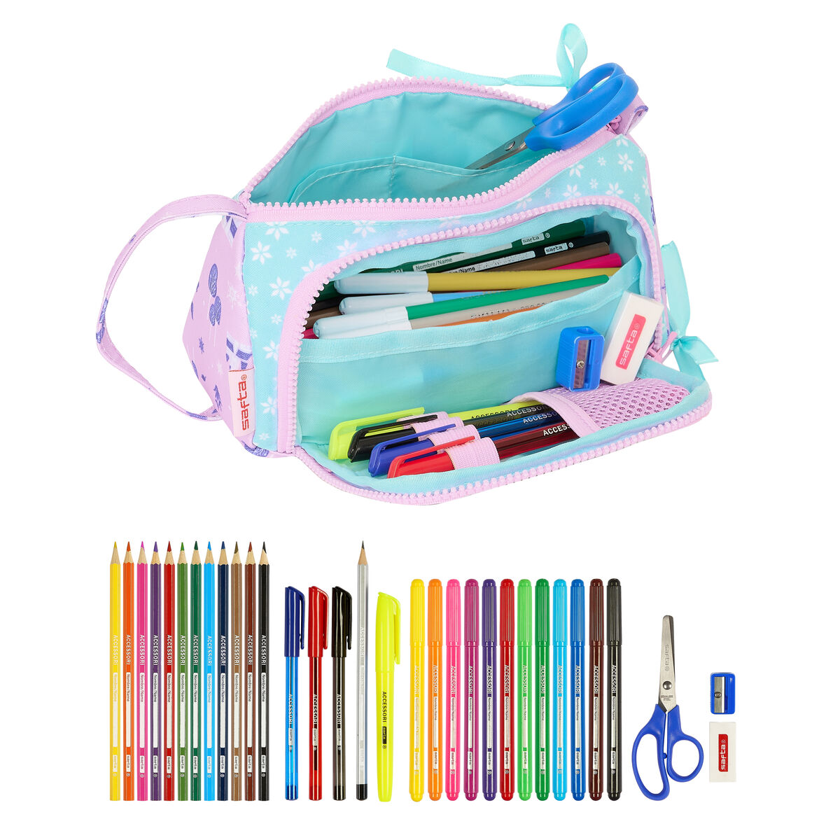 Bag Frozen Cool days Violett Himmelsblå 20 x 11 x 8,5 cm 32 Delar - 4
