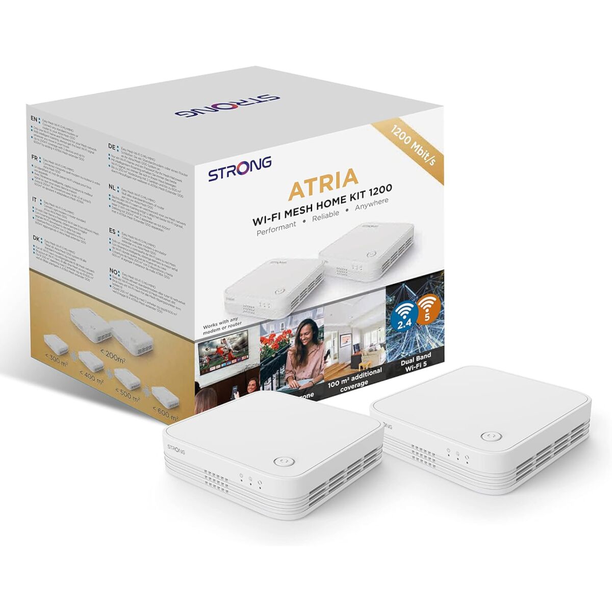 Anslutningspunkt STRONG WI-FI MESH HOME KIT 1200
