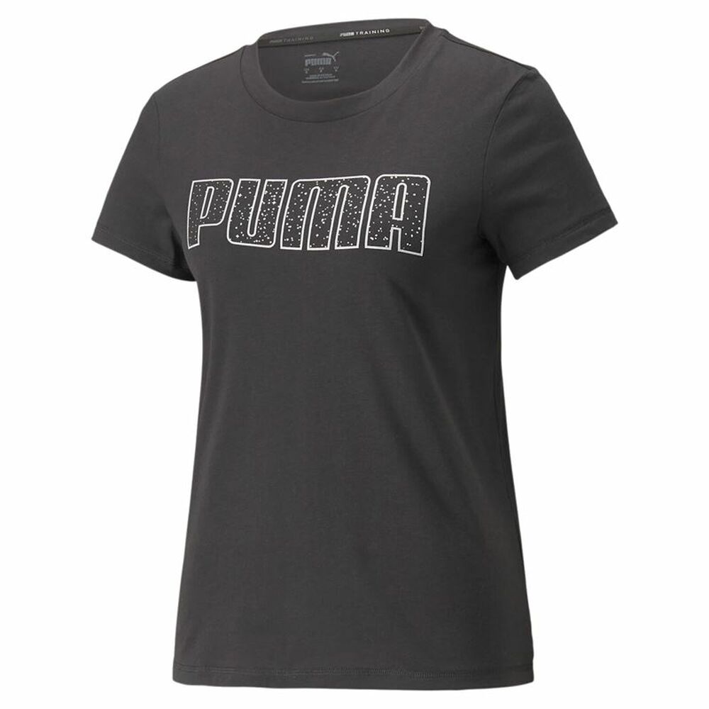 T-shirt med kortärm Dam Puma Stardust Crystalline Svart - 4