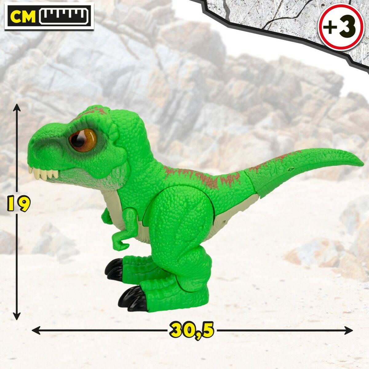 Dinosaurie Funville T-Rex 4 antal 30,5 x 19 x 8 cm - 4