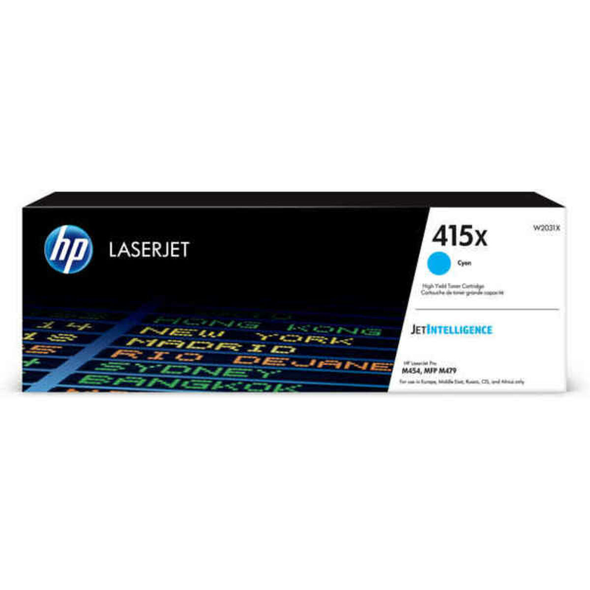 Toner HP W2031X Gul Turkos