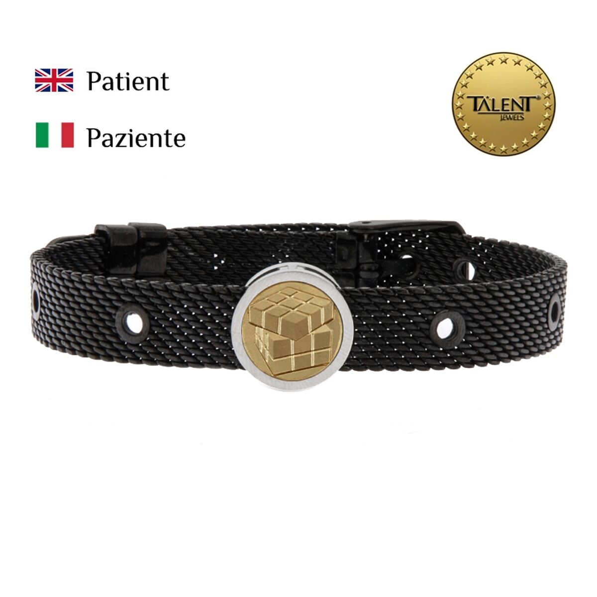 Unisexarmband Patient Talent Jewels TJA-5-09-01-2-235 Svart - 2