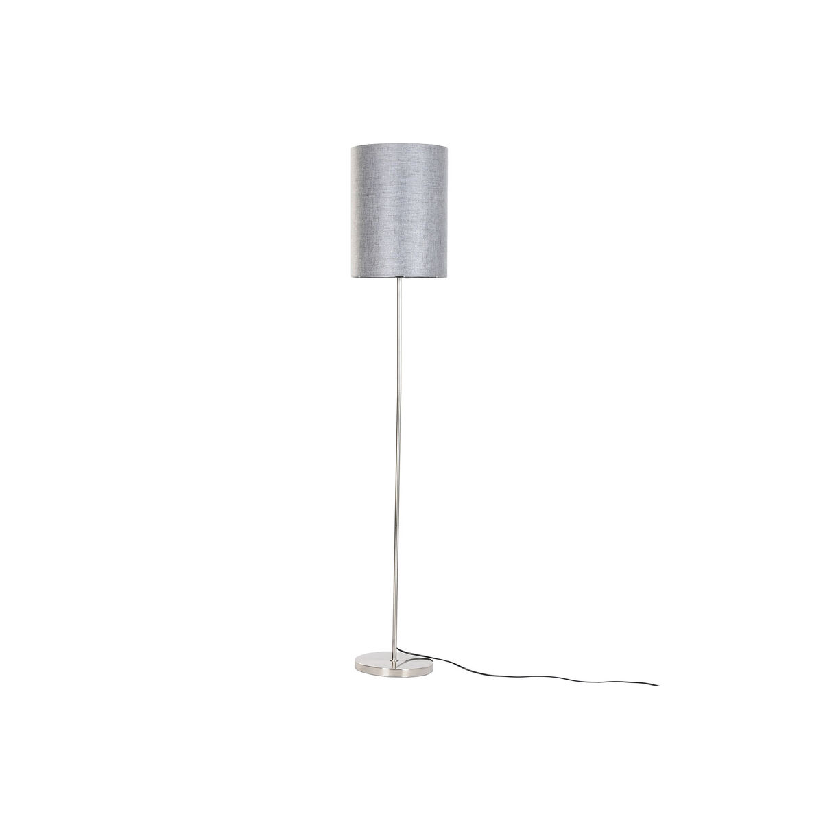 Golvlampa Home ESPRIT Grå Silvrig 220 V 30 x 30 x 160 cm
