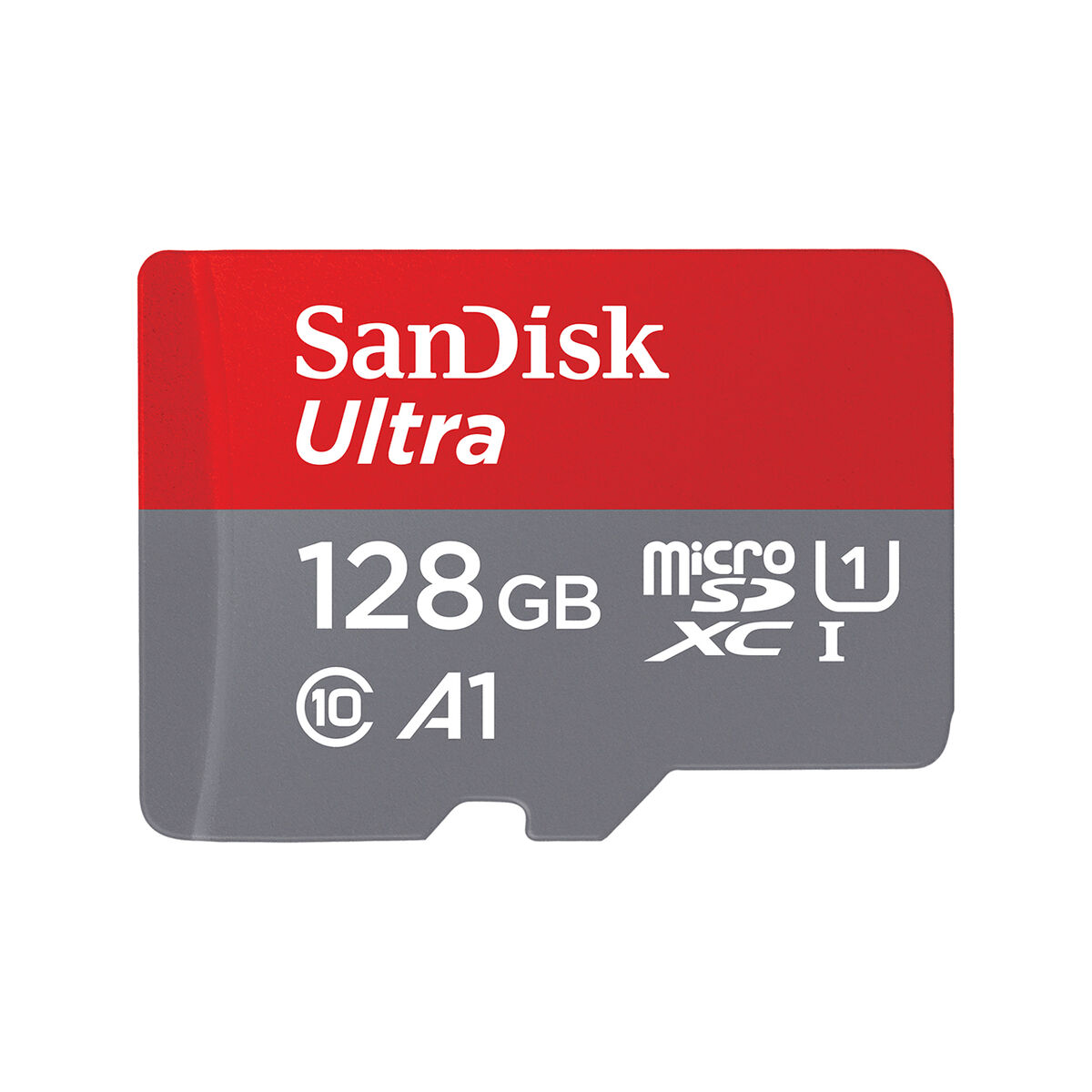 Micro-SD Minneskort med Adapter SanDisk SDSQUNR-128G-GN3MA C10 80 MB/s-100 MB/s 128 GB