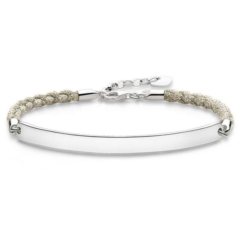 Damarmband Thomas Sabo LBA0029-173-19 Silvrig Vit 15-18 cm 19,5 cm - 3