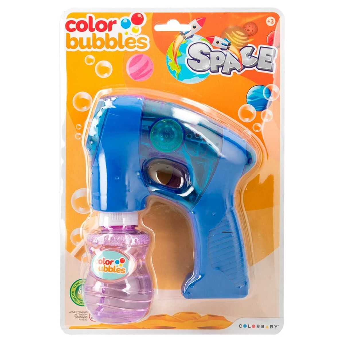 Pistol för Såpbubblor Color Bubbles 19,5 cm - 3
