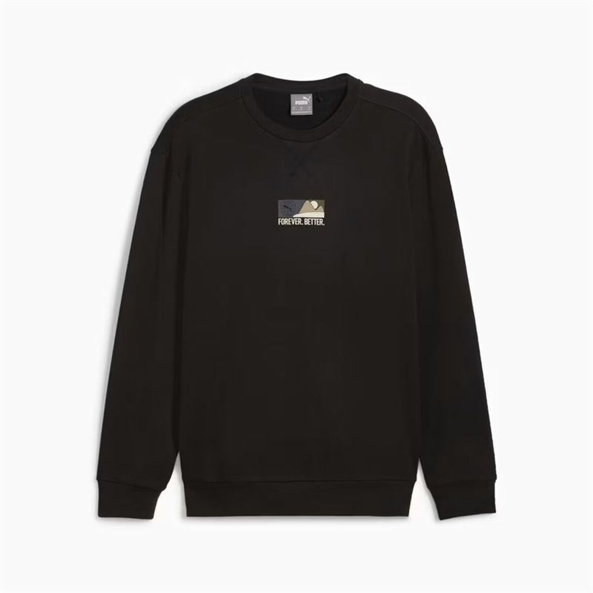 Tröja utan huva Herr Puma Better Sportswear Crew Svart