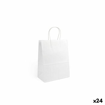 Papperskasse Algon Vit 20,6 x 11 x 27 cm 3 Delar (24 antal)