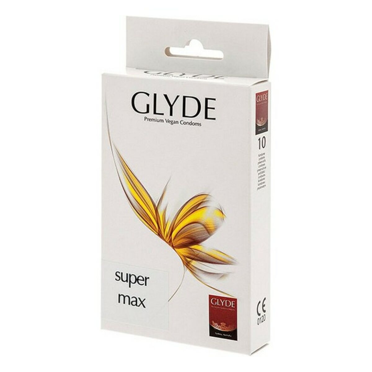 Kondomer Glyde Super Max Extra stor (10 uds)