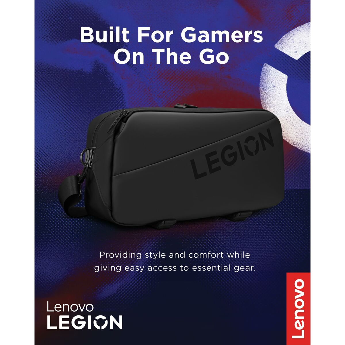 Allsidig ryggsäck med axelrem Lenovo Legion Go Svart - 2