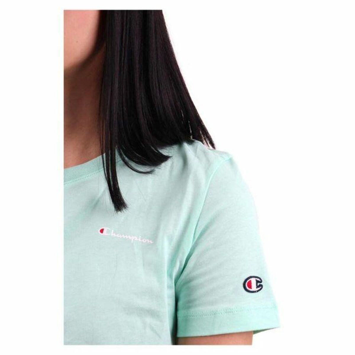 T-shirt med kortärm Dam Champion Crewneck - 3
