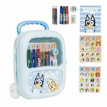 Brevpapper Set Bluey Blå