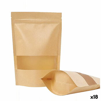 Återanvändbar matväska Algon 10 x 15 x 3,5 cm 20 Delar (18 antal)