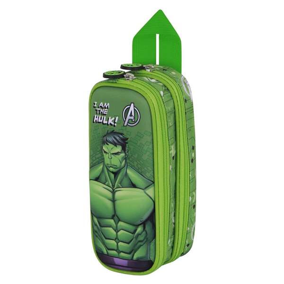 Dubbel bär-allt Hulk Grön - 2