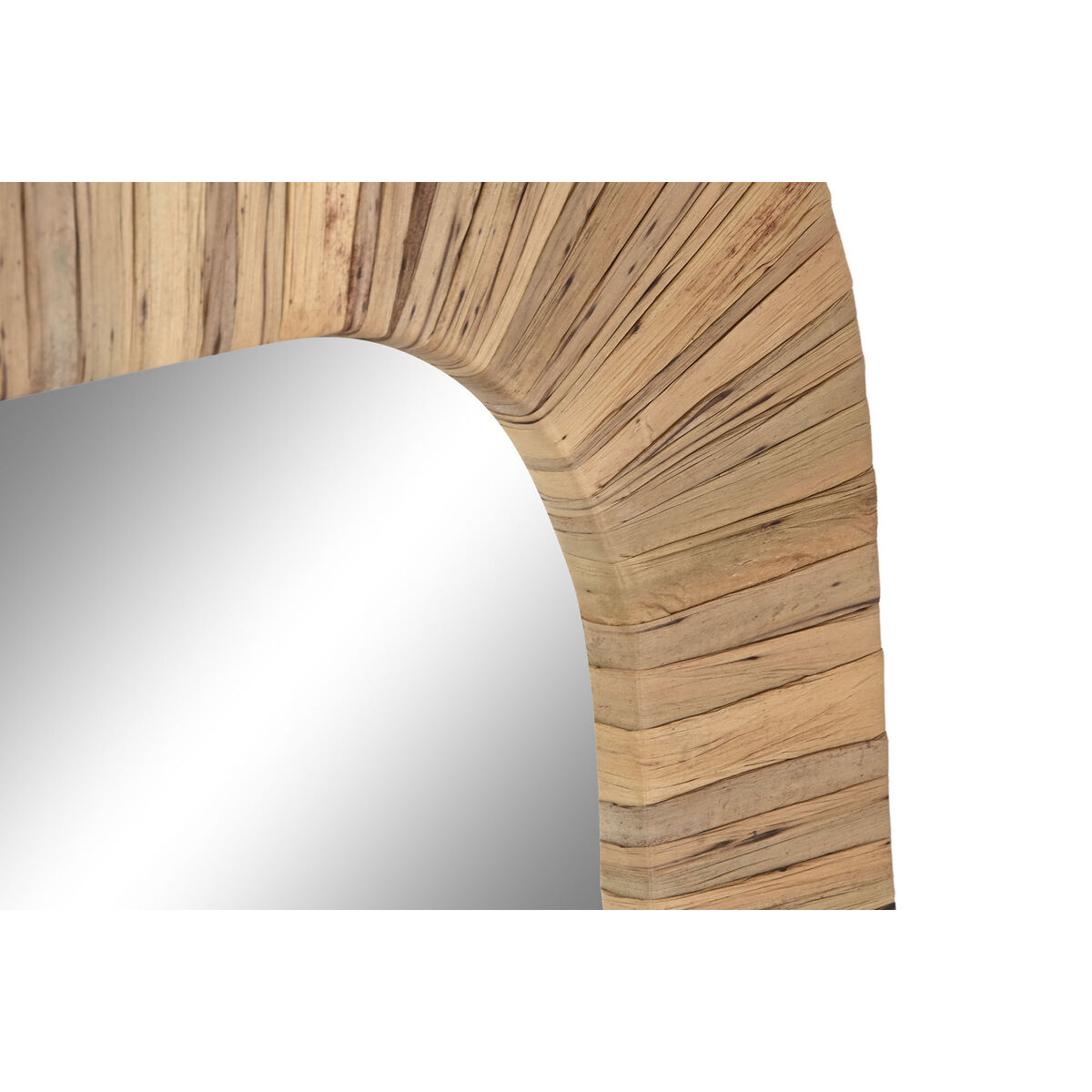 Väggspegel Home ESPRIT Brun Naturell Kolonial 70 x 3 x 100 cm - 3