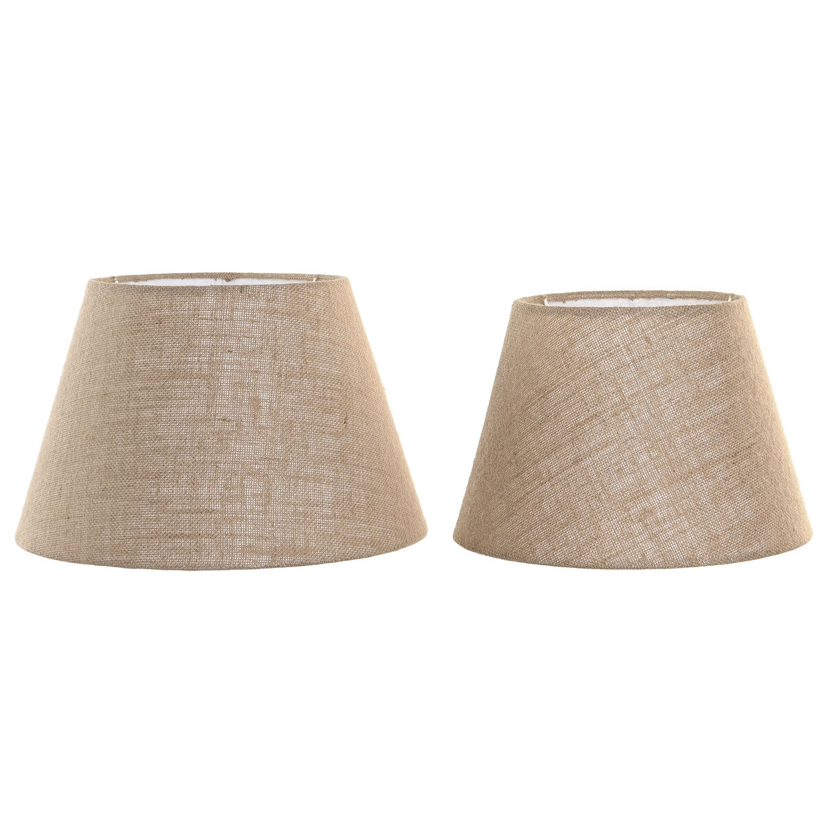 Lampskärm Home ESPRIT Brun Jute Metall 40 x 40 x 25 cm (2 antal)