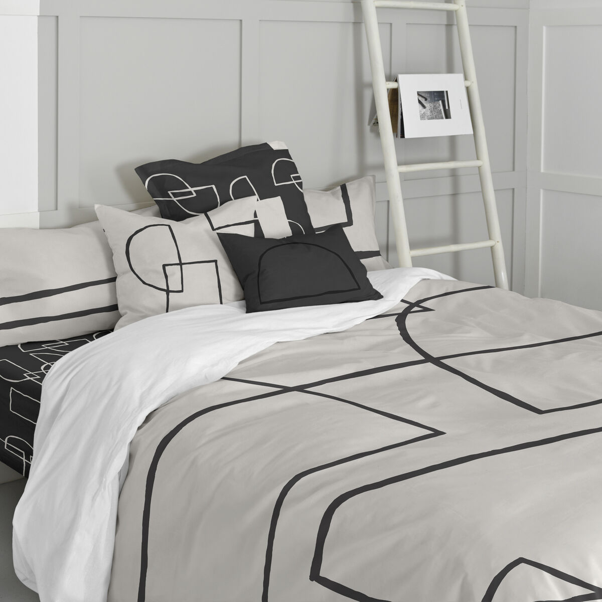 Påslakan HappyFriday Blanc Serenity  Multicolour 155 x 220 cm - 4