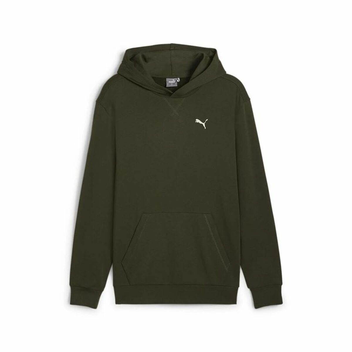 Tröja med huva Herr Puma Oliv
