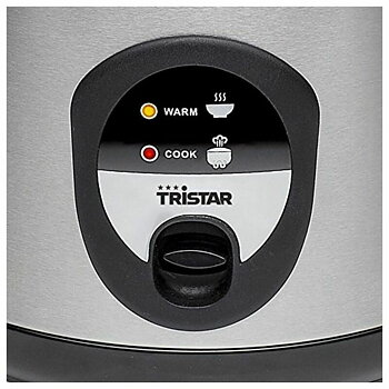 riskokaren Tristar RK-6127 Grå Svart/Silvrig Silvrig Rostfritt stål 500 W