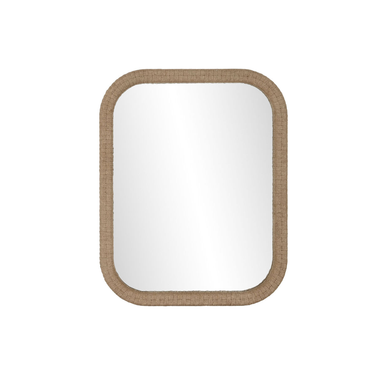 Väggspegel Home ESPRIT Naturell Snöre Trä MDF Bali 61 x 4 x 76 cm - 4