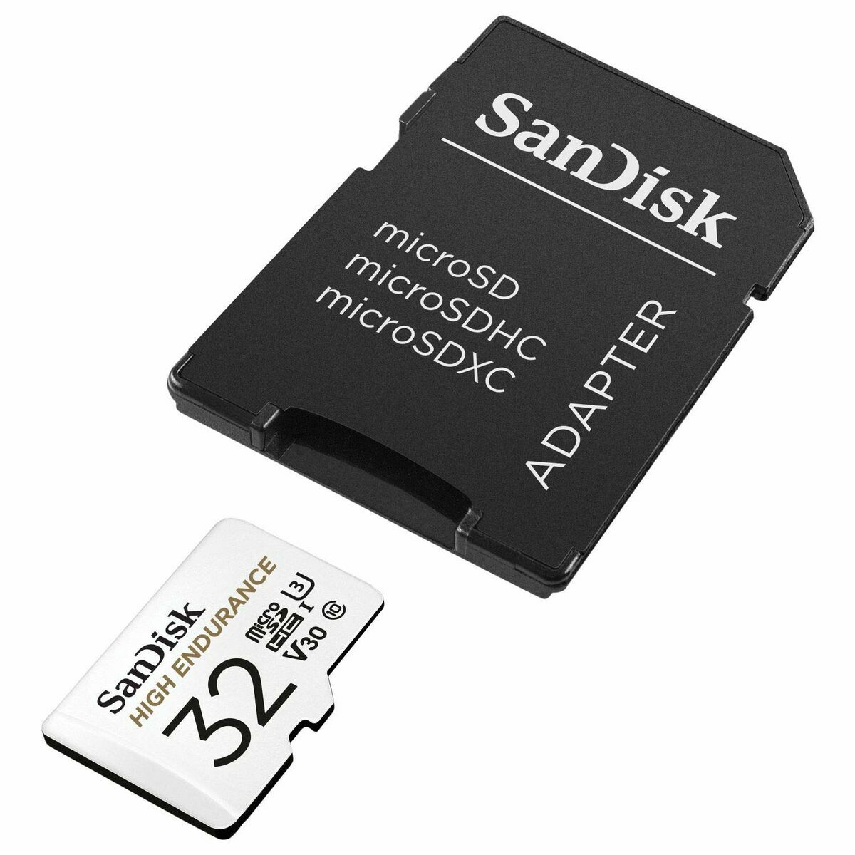 Micro-SD Minneskort med Adapter SanDisk SDSQQNR-032G-GN6IA