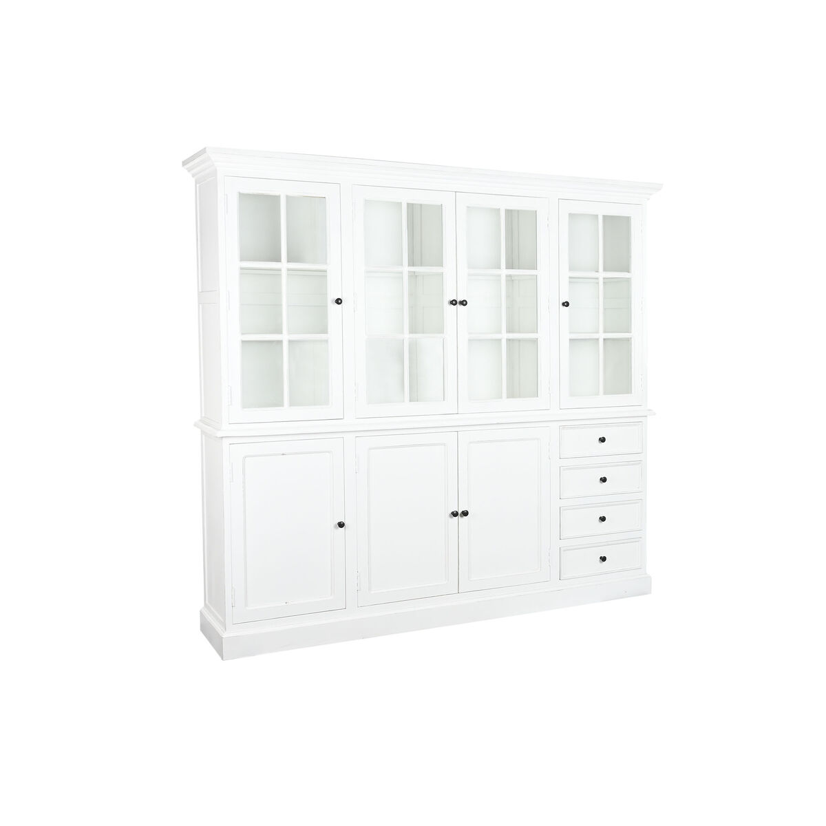Visningsställ DKD Home Decor Glas Trä MDF 218,4 x 40,6 x 203 cm