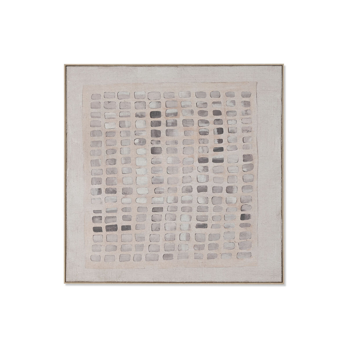 Tavla 3D Home ESPRIT Jute polystyren 100 x 4 x 100 cm