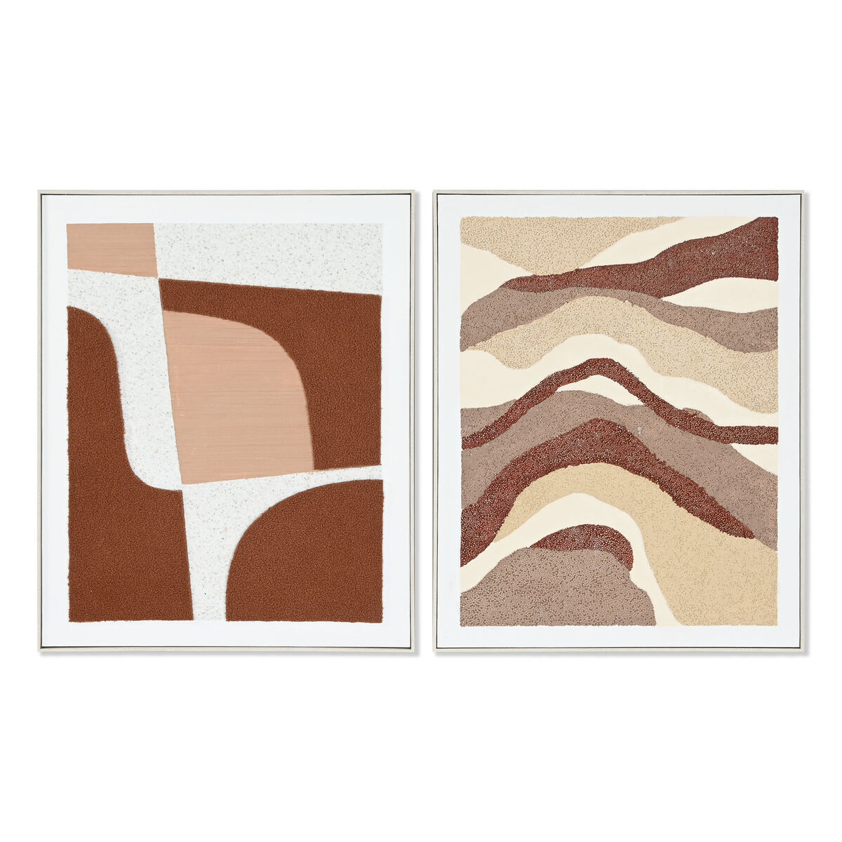 Tavla Home ESPRIT Abstrakt Urban 80 x 3,5 x 100 cm (2 antal) - 3