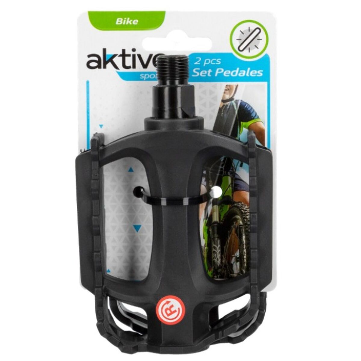 Pedaler Aktive 11 x 3 x 8 cm Cykel 2 Delar Svart 24 antal - 5