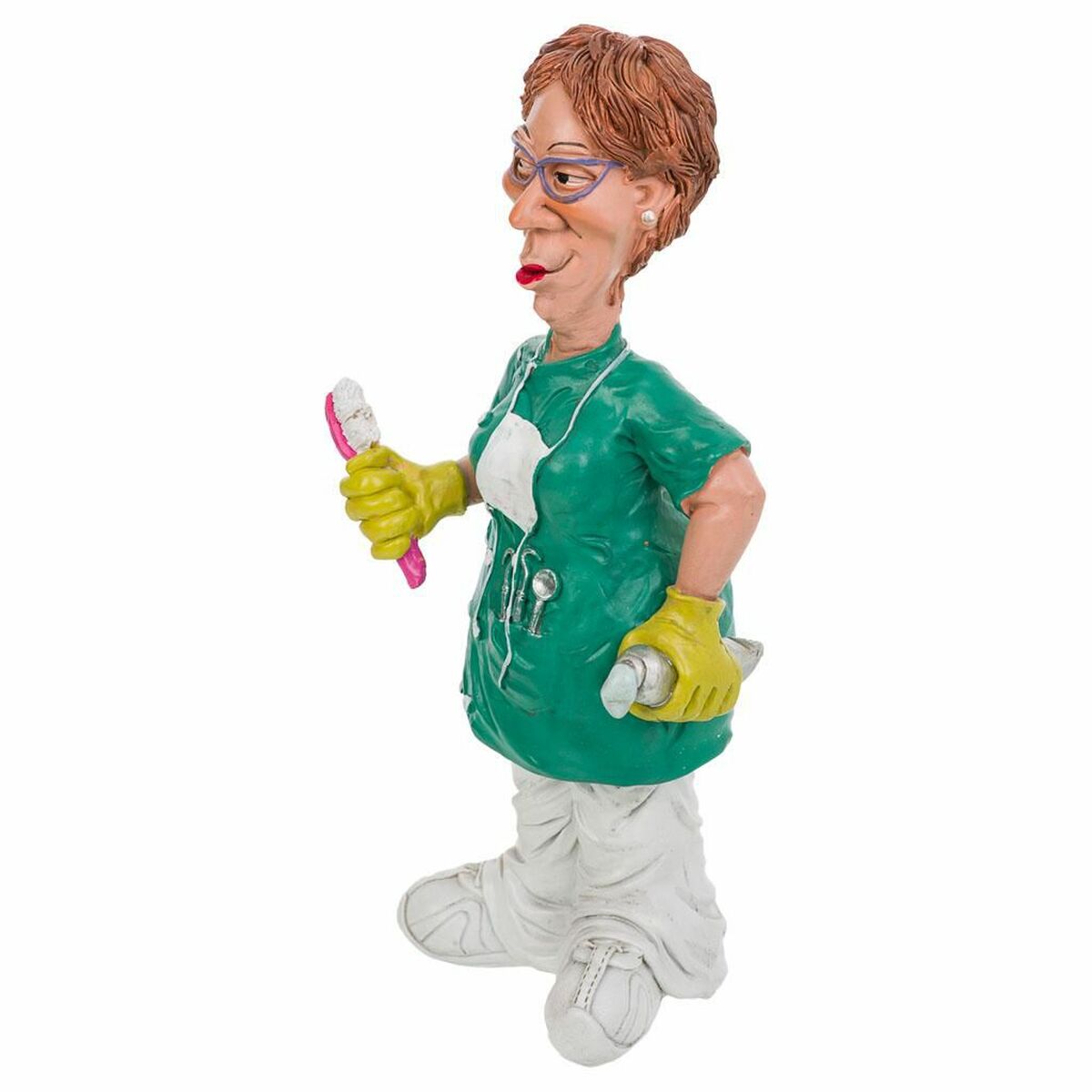 Samlingsfigurer Alexandra House Living Polyresin Tandläkare 8 x 24 x 10 cm