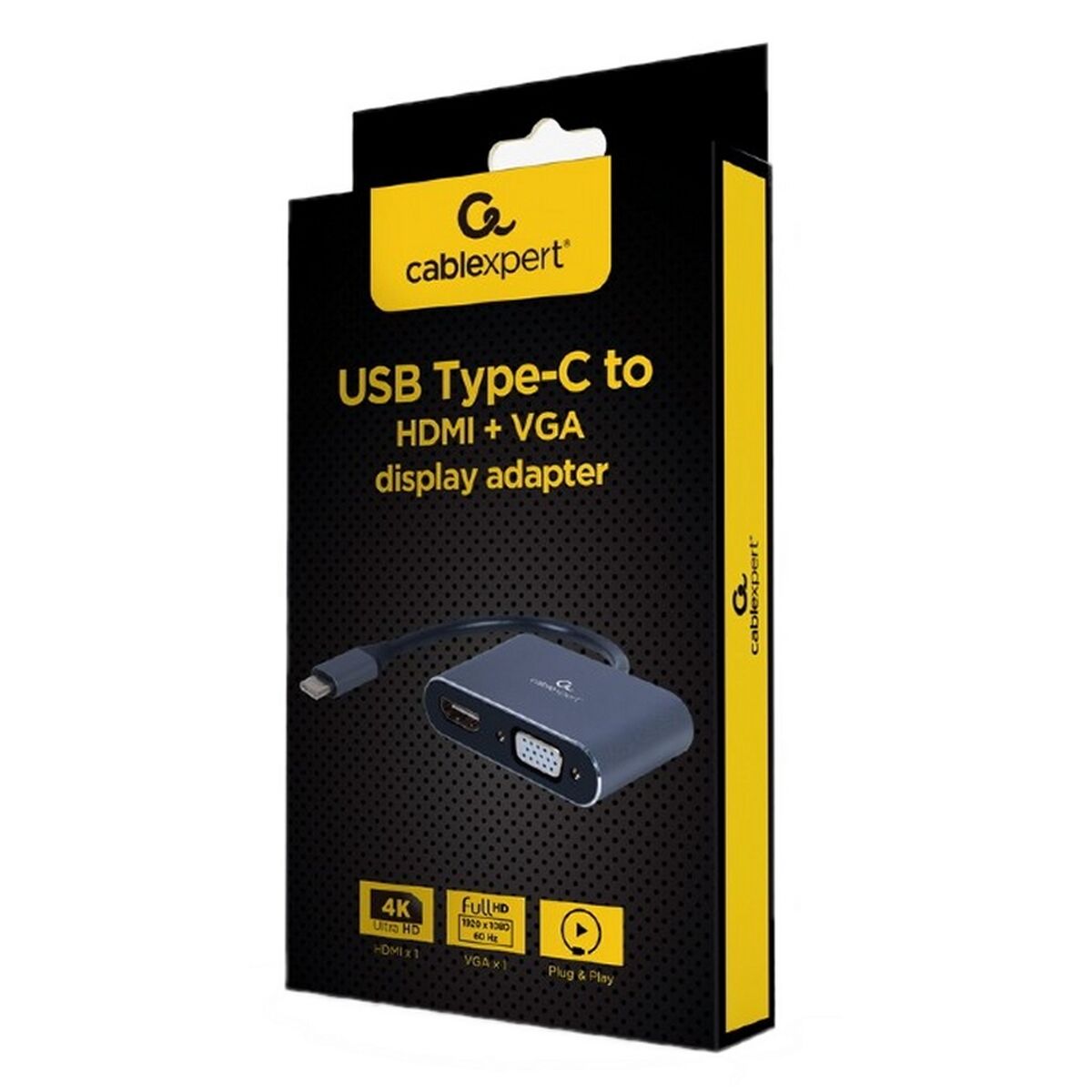 USB till VGA/HDMI Adapter GEMBIRD A-USB3C-HDMIVGA-01 - 2