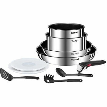 Set med stekpannor Tefal Emotion L897AS Rostfritt stål