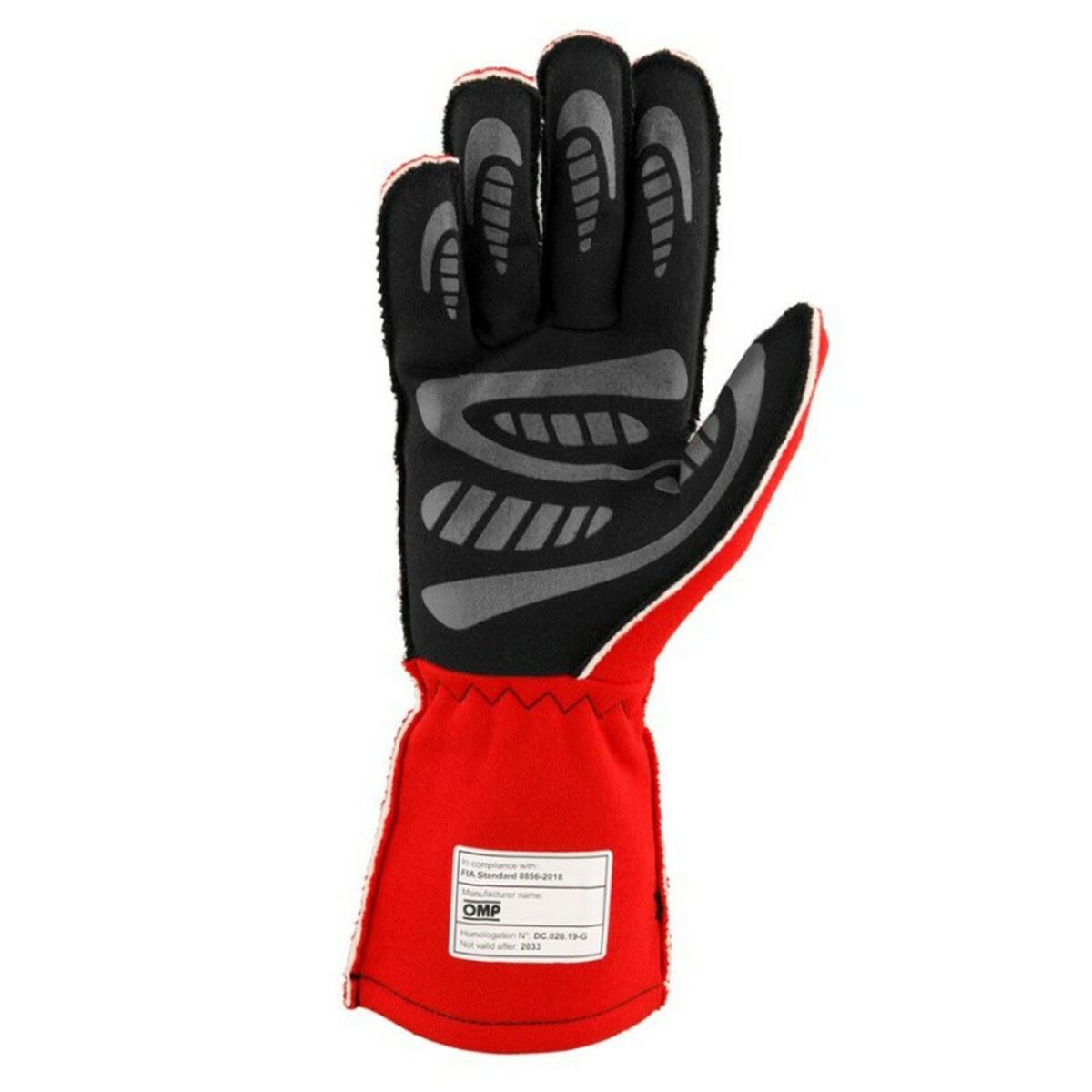 Karting Gloves OMP OMPIB0-0776-A01-061-L Röd L FIA 8856-2018 - 3