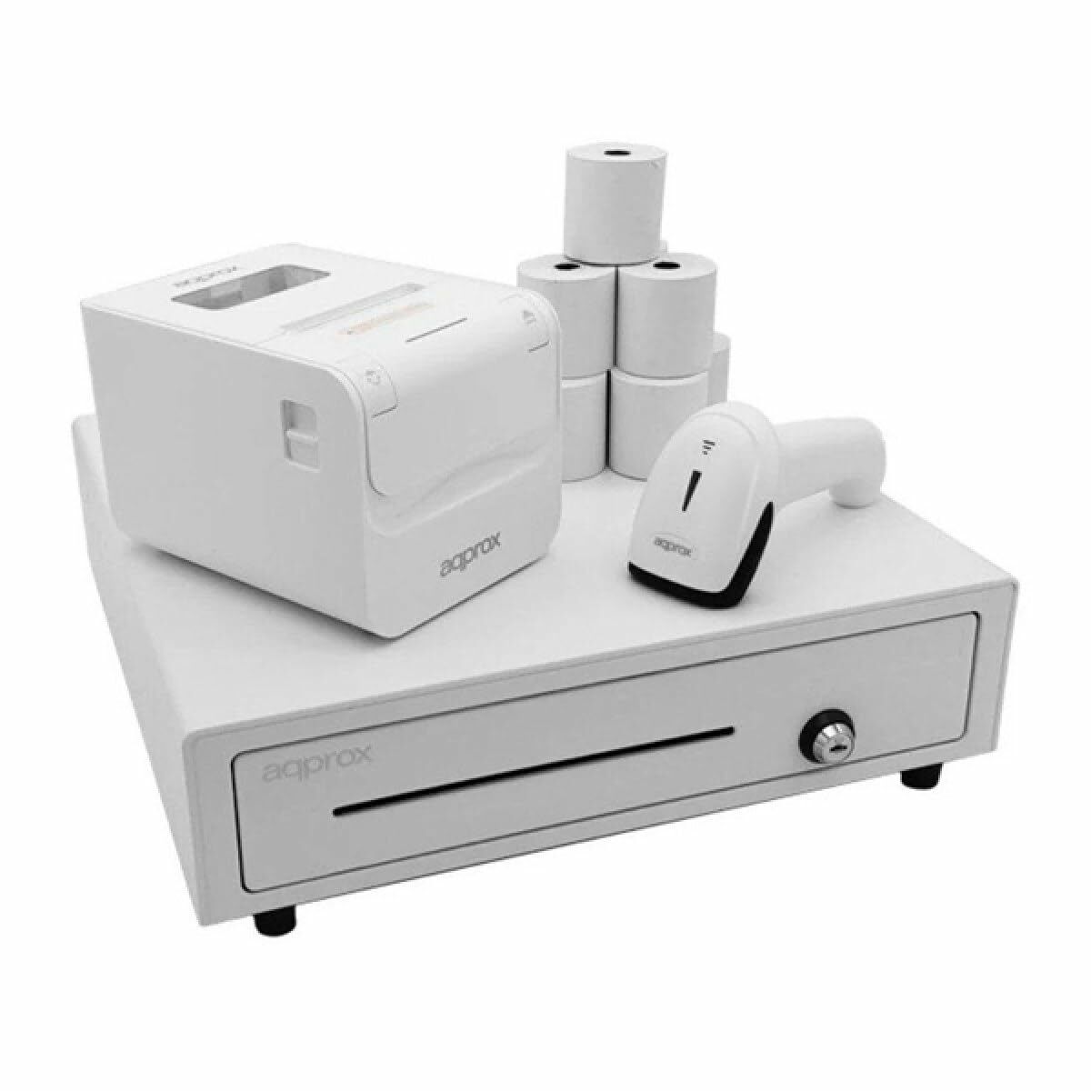 Sträckkodsläsare approx! APPPOSPACK4180WH2D Vit