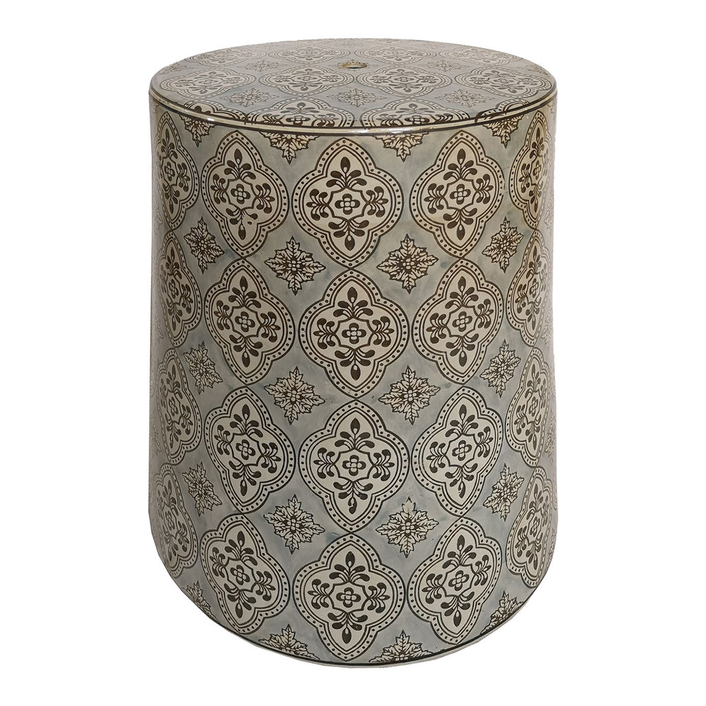 Sidobord DKD Home Decor Blå Beige Trä 32,5 x 32,5 x 42 cm