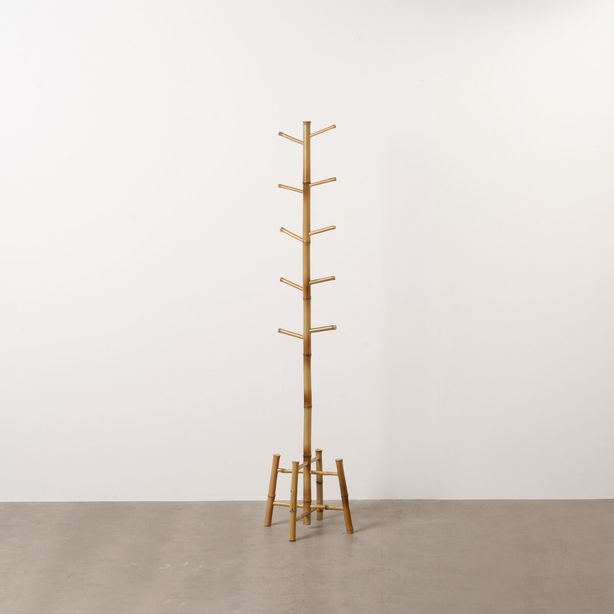 Kapphängare Naturell Bambu 36 x 36 x 162 cm - 2